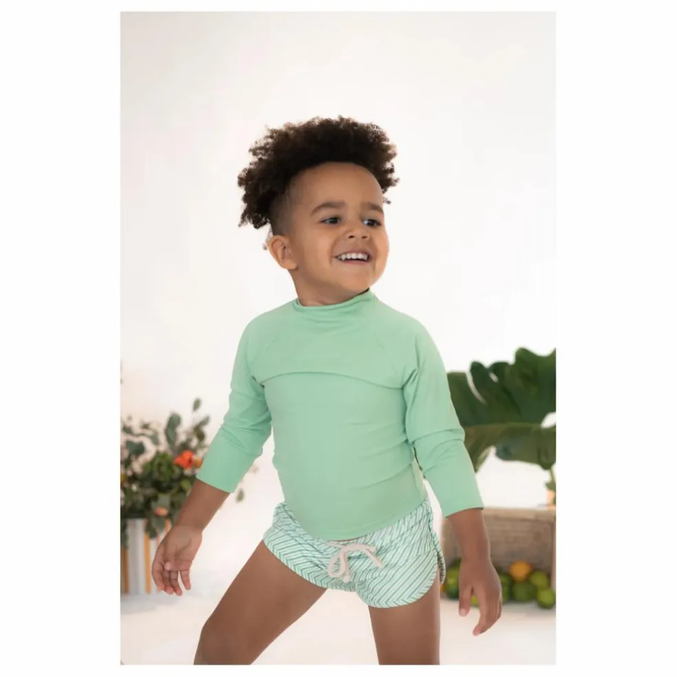 Short de Bain Mesa Rayé | Vert