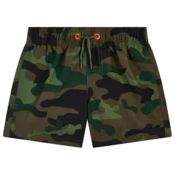 Short de Bain Militaire | Vert foncé
