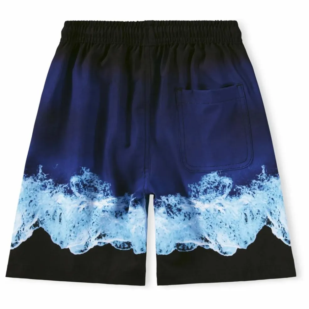 Short de Bain Nilson Vagues Fibres Recyclées | Bleu marine