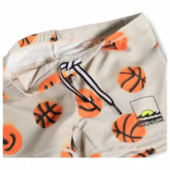 Short de Bain Norton Basketballs Fibres Recyclées | Beige