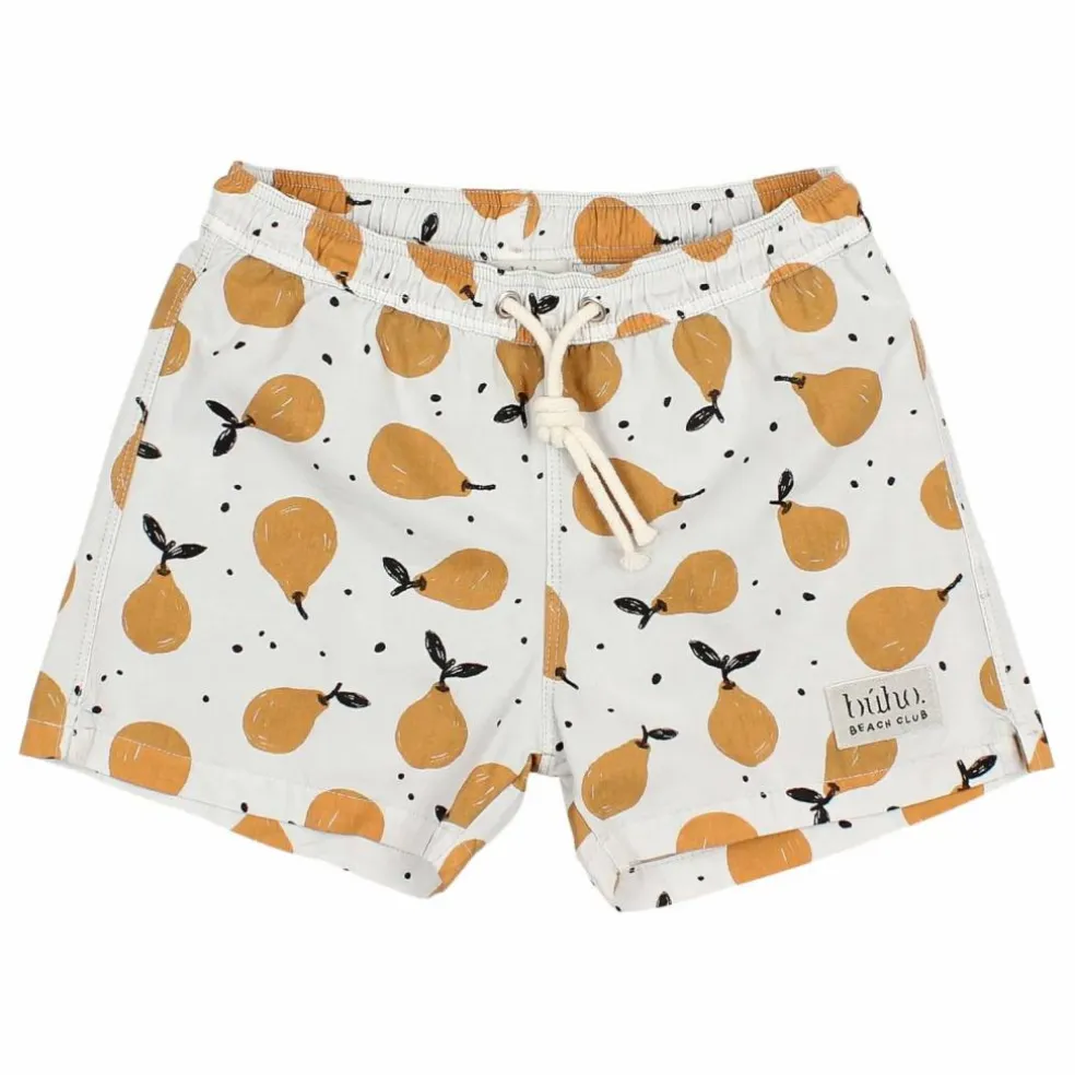 Short de Bain Pears Coton Bio | Gris clair