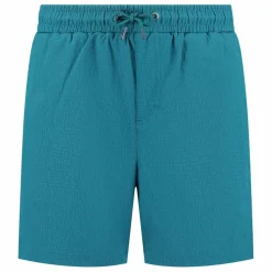 Short de Bain Seersucker | Bleu canard