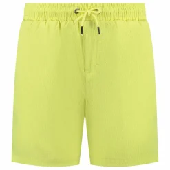 Short de Bain Seersucker | Jaune pâle