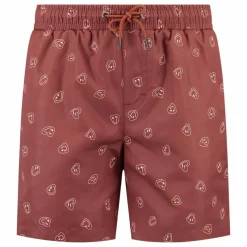 Short de Bain Smiley | Bordeaux