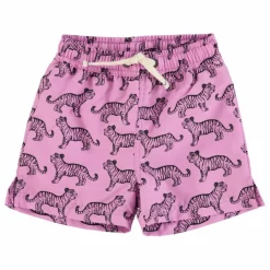 Short De Bain Tiger Fibres Recyclées | Lilas
