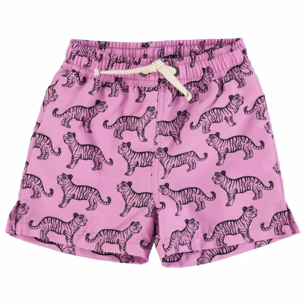 Short De Bain Tiger Fibres Recyclées | Lilas