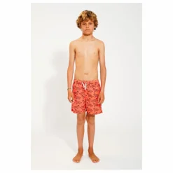 Short De Bain Tiger Fibres Recyclées | Orange
