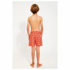 Short De Bain Tiger Fibres Recyclées | Orange
