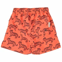 Short De Bain Tiger Fibres Recyclées | Orange