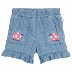 Short Denim Coccinelles | Bleu