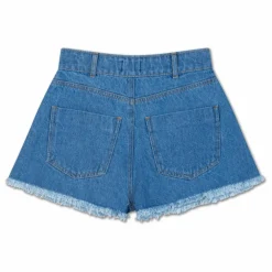 Short Denim Coton Bio | Bleu jean