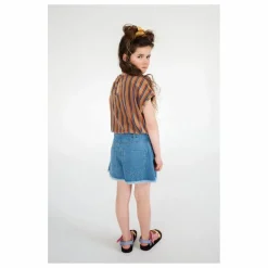 Short Denim Coton Bio | Bleu jean