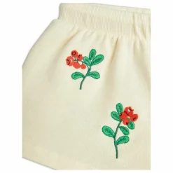 Short Fleuri Coton Bio | Ecru