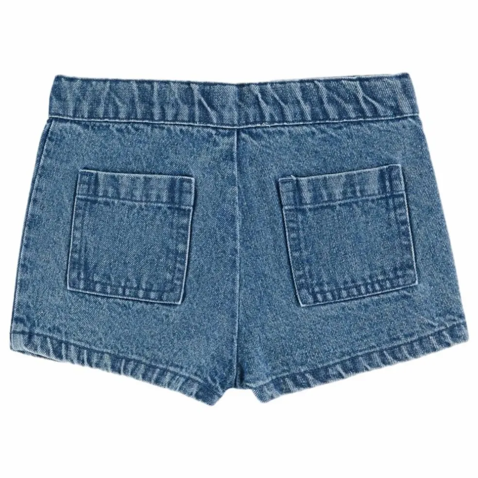 Short Fleurs | Denim