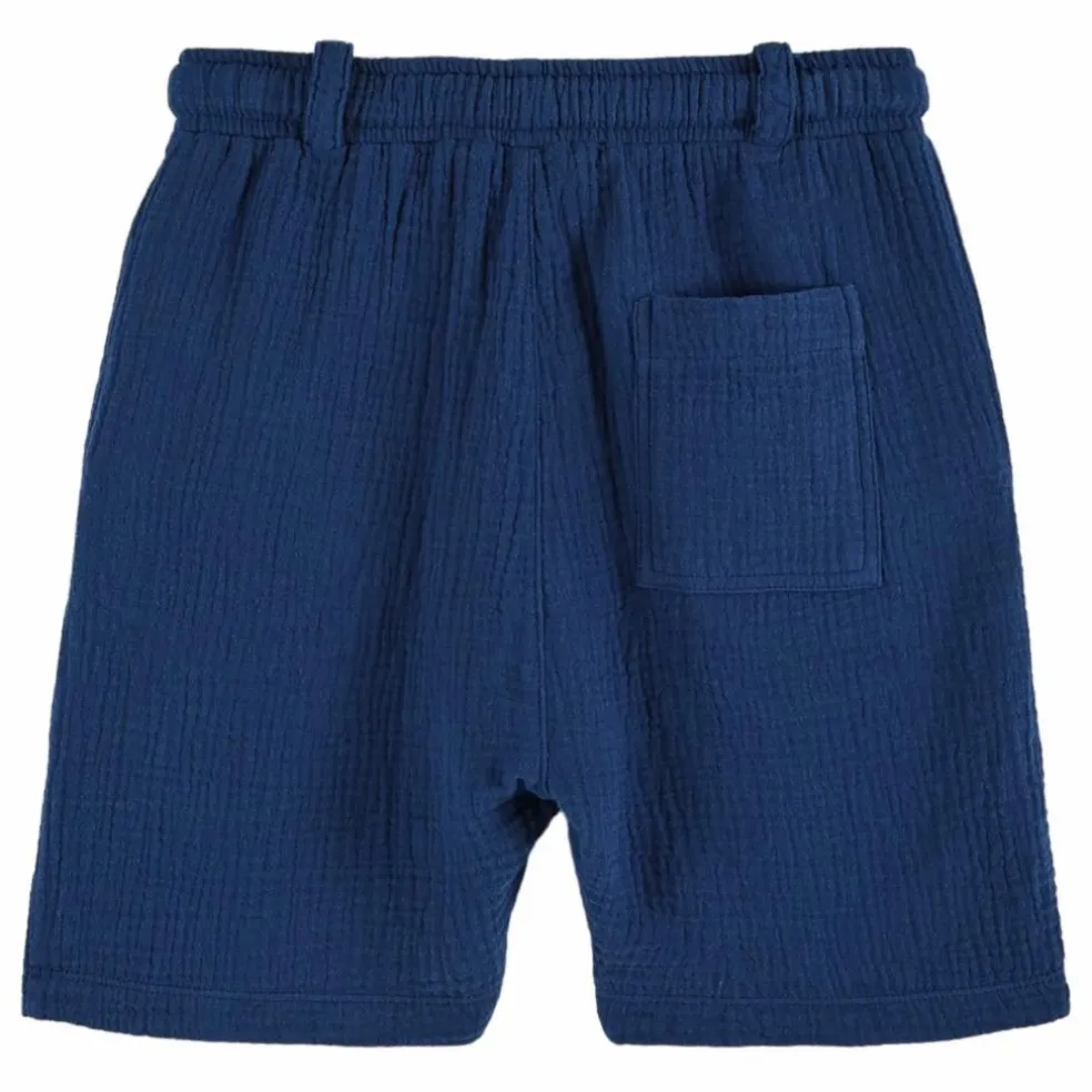 Short Gaze de Coton | Bleu marine