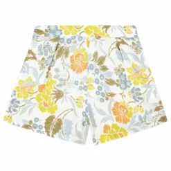 Short Gianni Fleurs | Ecru