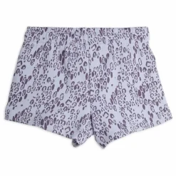 Short Léopard Coton Bio | Lilas