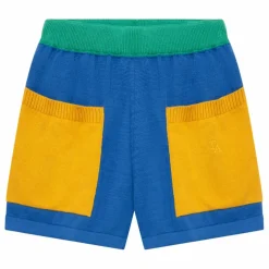 Short Maille Colorbloc | Bleu