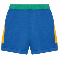 Short Maille Colorbloc | Bleu