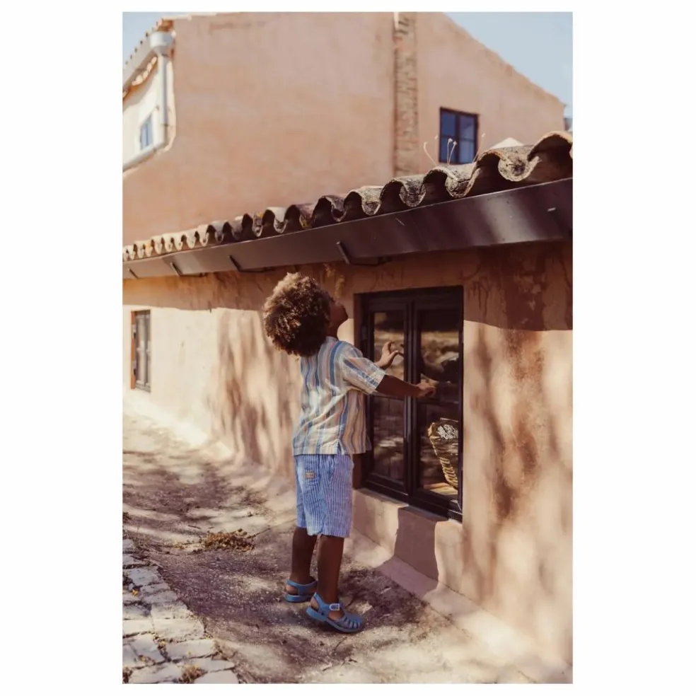 Short Obiki Lin | Bleu
