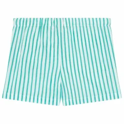 Short Original Rayure | Bleu turquoise