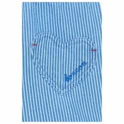 Short Poches Cœur Mélanie Rayé | Bleu
