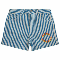 Short Rayé Circle | Bleu marine
