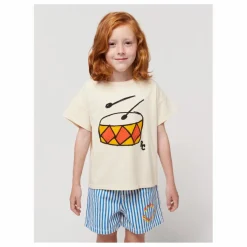 Short Rayé Circle | Bleu marine