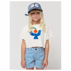 Short Rayé Circle | Bleu marine