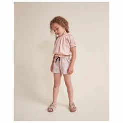 Short Rayures | Rose pâle