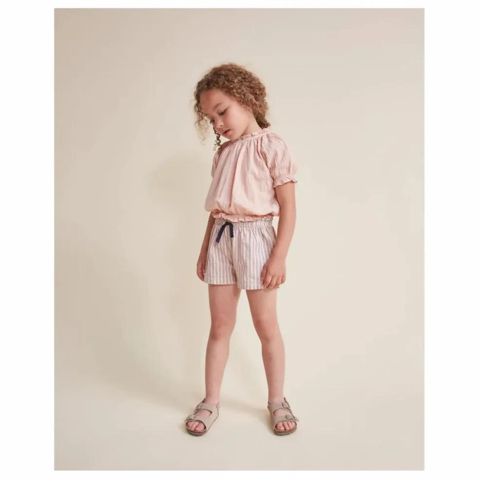 Short Rayures | Rose pâle