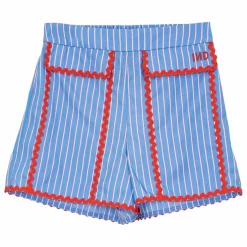 Short Rayures Bords Constastés States | Bleu