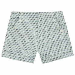 Short Revers Tweed | Vert d'eau