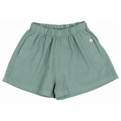 Short Soft Velours Côtelé Coton Bio | Vert Cèdre