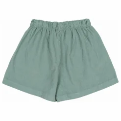 Short Soft Velours Côtelé Coton Bio | Vert Cèdre