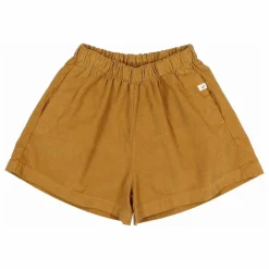 Short Soft Velours Côtelé Coton Bio | Ocre