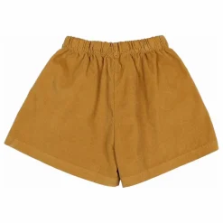 Short Soft Velours Côtelé Coton Bio | Ocre