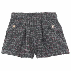 Short Tweed | Gris foncé