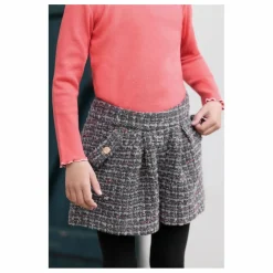Short Tweed | Gris foncé