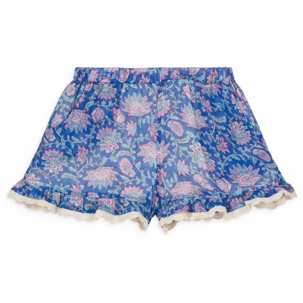 Short Vallaloid Coton Bio | Bleu