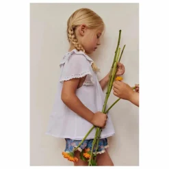 Short Vallaloid Coton Bio | Bleu