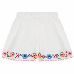 Short Vally Gaze de Coton Bio | Blanc