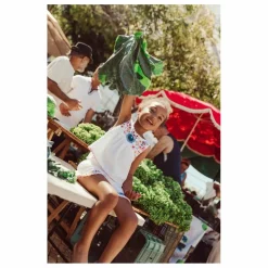 Short Vally Gaze de Coton Bio | Blanc
