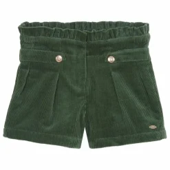 Short Velours Côtelé | Vert de gris