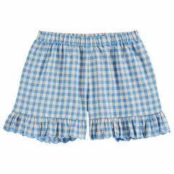 Short Vichy Lagon | Bleu