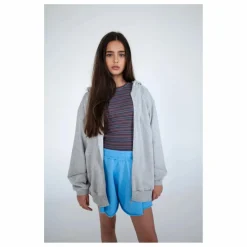 Short Volants Coton Bio | Bleu azur