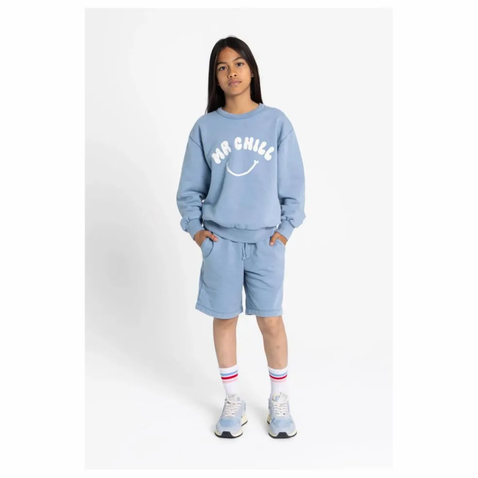 Short York Coton Bio | Bleu gris