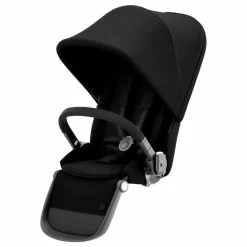 Siège supplémentaire pour poussette Gazelle S châssis noir | Noir