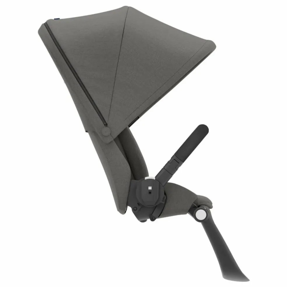Siège supplémentaire pour poussette Gazelle S châssis noir | Gris clair