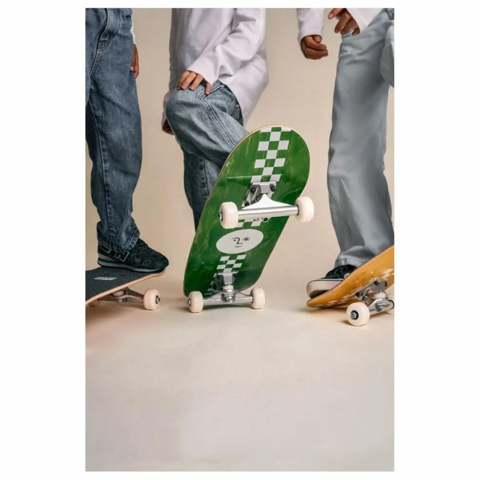 Skateboard Sunny Damier | Vert
